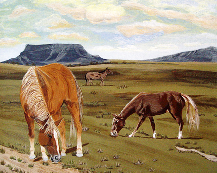 Range Grazing Horses